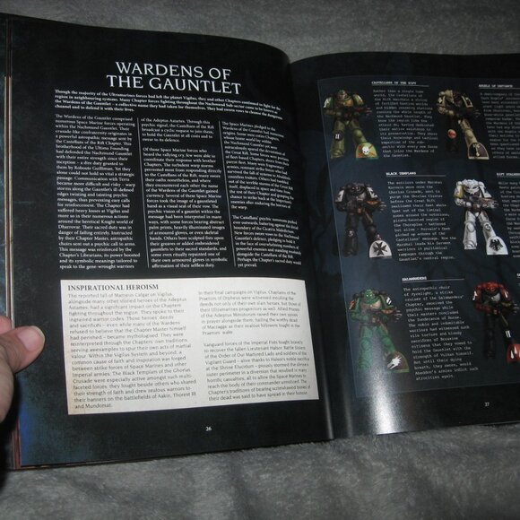 Warhammer Hardcover Book 40,000 40K War Zone Nachmund: Vigilus Alone 2409A7 - Picture 9 of 11
